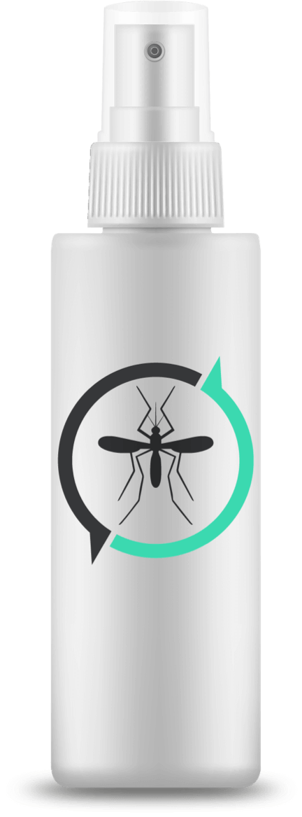 A spray bottle of insect repellent